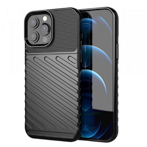 Thunder Armor Silicone Case for iPhone 13 Pro Max - Black