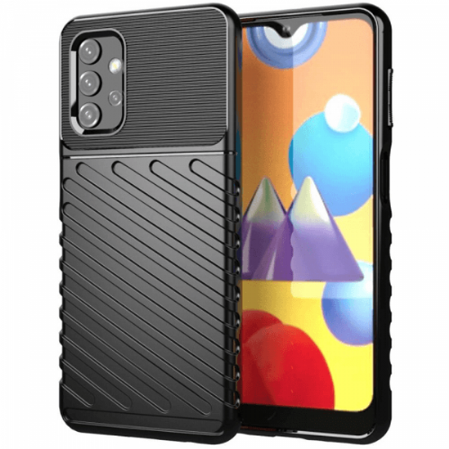 Thunder Armor Silicone Case for Samsung Galaxy A13 LTE A135 - Black