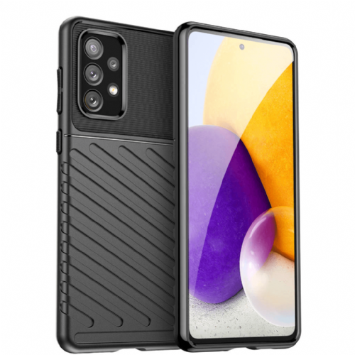 Thunder Armor Silicone Case for Samsung Galaxy A14 - Black