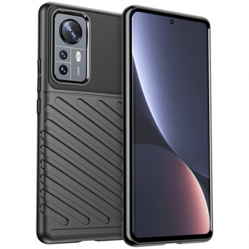 Thunder Armor Silicone Case for Xiaomi 12 - Black