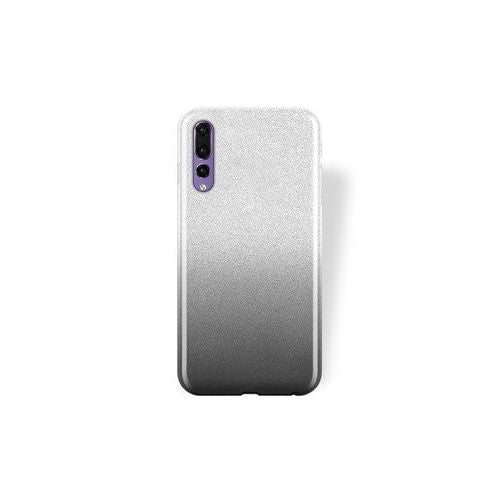 Bling 2in1 Silicone Case for iPhone 13 Pro Max - Silver Gray