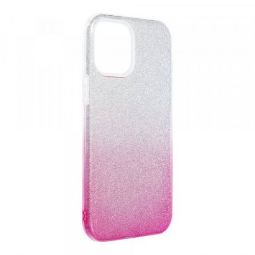 Bling 2in1 Silicone Case for iPhone 13 Pro - Silver Pink