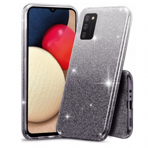 Bling 2in1 Silicone Case for Samsung Galaxy A34 - Silver Grey