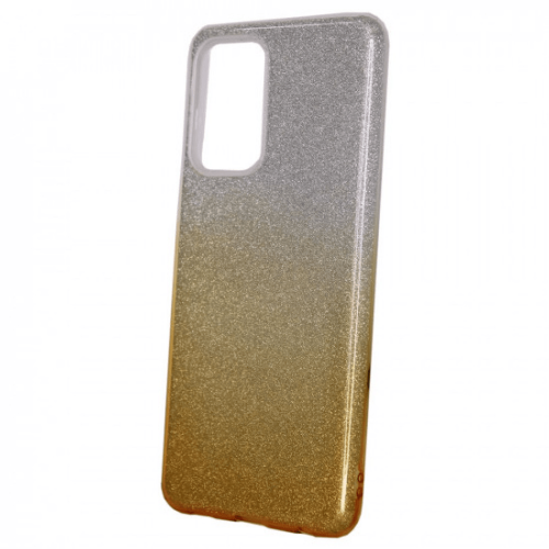 Bling 2in1 Silicone Case for Samsung Galaxy A53 - Silver Gold
