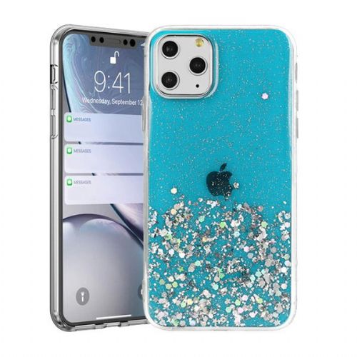 SPARKLE Glitter Silicone Case for iPhone 13 Pro - Blue