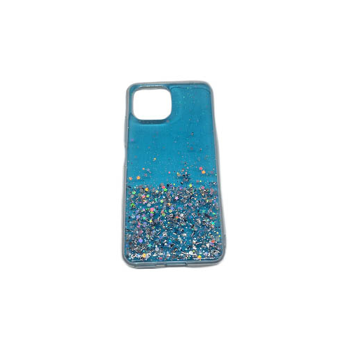SPARKLE glitter silicone case for Samsung Galaxy A13 LTE A135 - blue