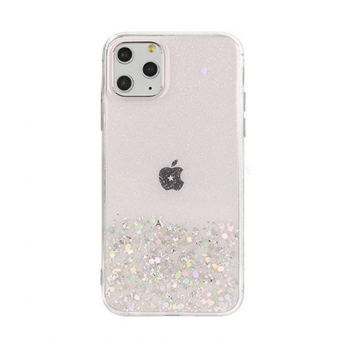 SPARKLE Glitter Silicone Case for Samsung Galaxy A32 A326 5G - Transparent Pink