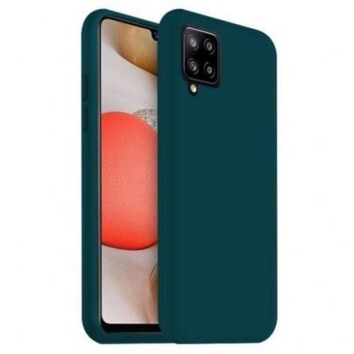 Silicone case for Samsung Galaxy A02s A025 - matte dark green