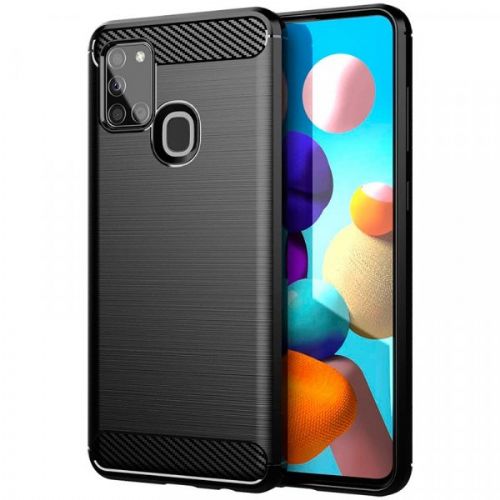 Silicone case for Samsung Galaxy A41 A415 - matte carbon black
