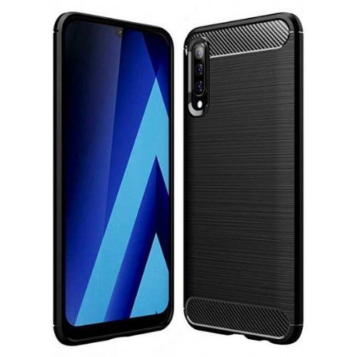 Silicone case for Samsung Galaxy A80 A805 - matte carbon black