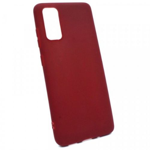 Silicone case for Samsung Galaxy S21 FE G990 - matte burgundy red