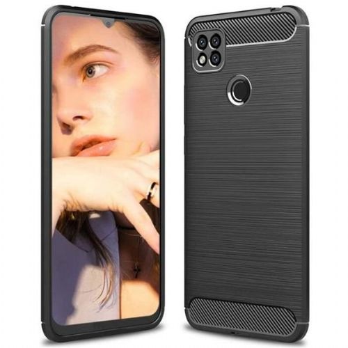 Silicone case for Xiaomi Redmi 9C - matte carbon black