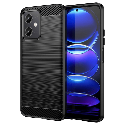 Silicone case for Xiaomi Redmi Note 12 5G / Poco X5 - matte carbon black