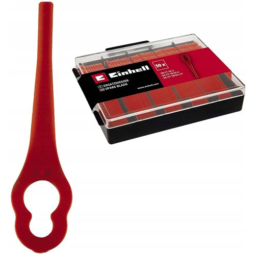 Box of replacement blades for the Einhell PXC trimmer (red, 50 pieces)