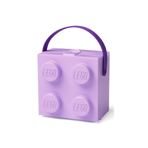 Škatla za shranjevanje Lego, gradnik 4, roza