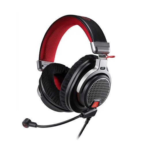 Slušalke Audio-Technica ATH-PDG1a, 3,5 mm Jack, črna/rdeča