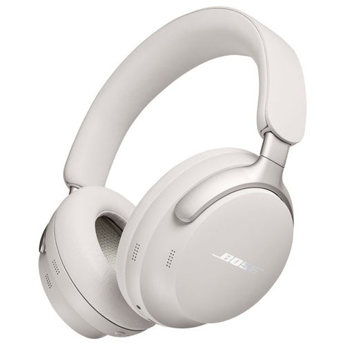 Bose QuietComfort Ultra wireless headphones, active noise cancellation, surround sound, luxury materials, USB-C charging