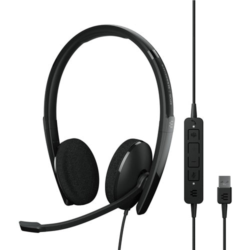 Slušalke Epos Adapt 160T USB II, USB, Stereo, črna