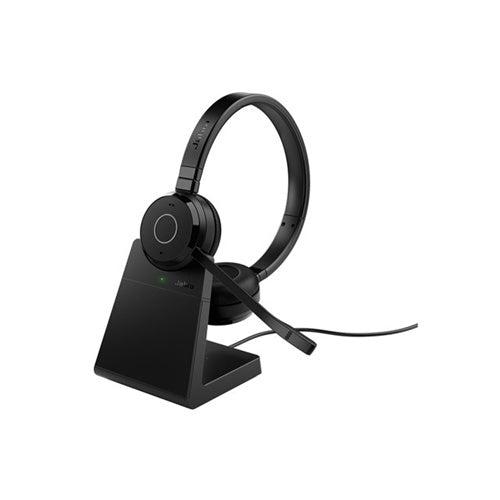 Slušalke Jabra Evolve 65 TE USB-A MS Stereo, USB-A, Bluetooth, MS, s polnilno postajo, črne