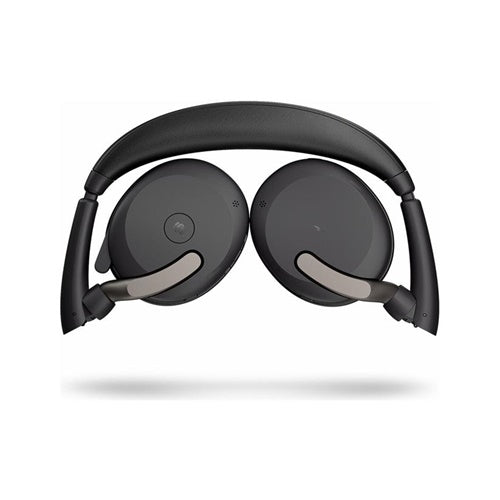 Slušalke Jabra Evolve2 65 Flex Duo WLC, s polnino postajo, Stereo, MS, Bluetooth, USB-C, Link380c, črna