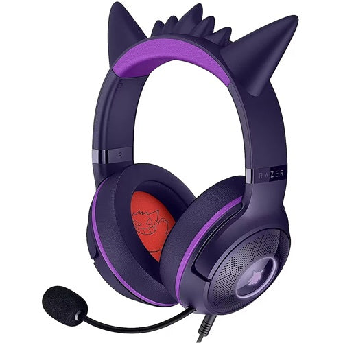Slušalke Razer Kraken Kitty V2 Pokémon Gengar Ed. (lila, USB-A)