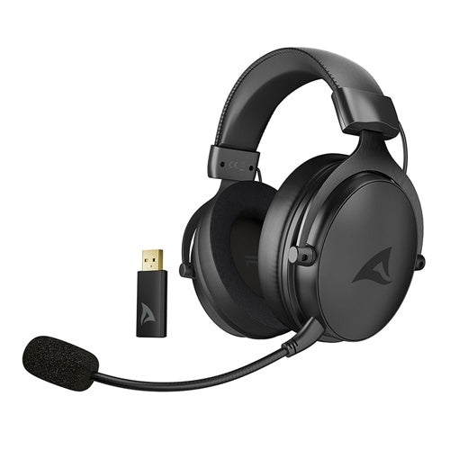 Slušalke Sharkoon Skiller SGH40W (črne, USB-A-Dongle, 3,5 mm priključek)