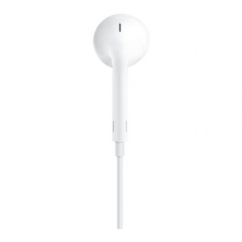Cuffie Apple EarPods MWTY3ZM/A con cavo Lightning, bianche, in-ear, con microfono e supporto Siri.
