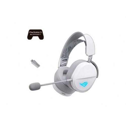 Slušalke Asus ROG Pelta (bele, Bluetooth, USB-ključ, USB-C)