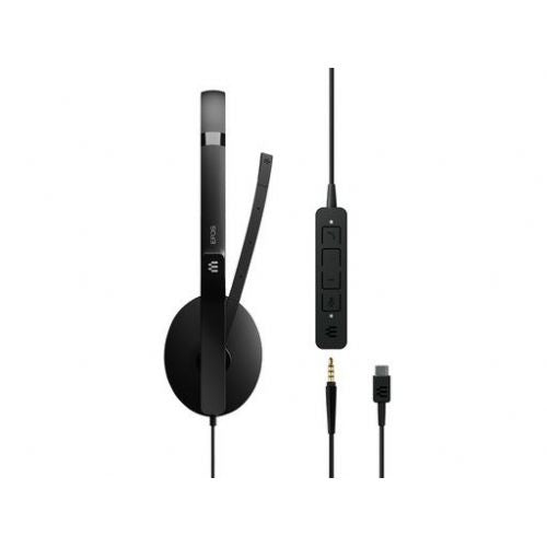 Slušalke Epos ADAPT 165 USB-C II, Stereo, USB-C, Jack, črna