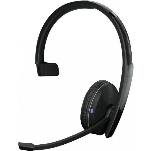 epos ADAPT 230 wireless Bluetooth headphones, mono, noise-canceling microphone, Teams certified, up to 27 h battery life