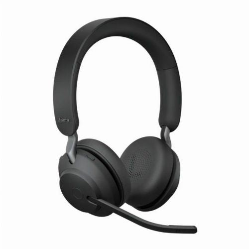 Jabra Evolve2 65 Microsoft Teams Bluetooth USB-A headset with built-in microphone, black