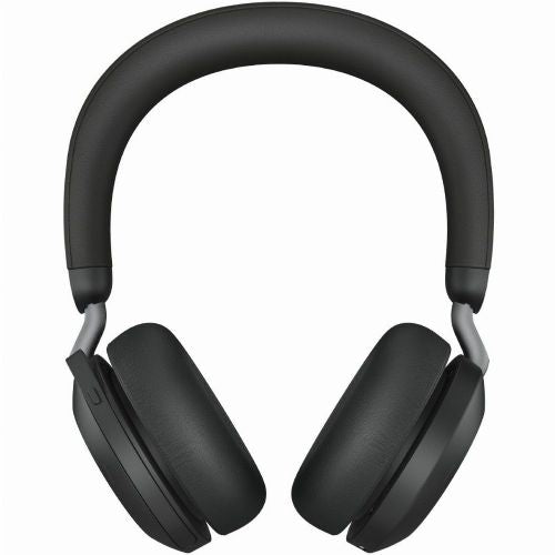 Jabra Evolve2 75 wireless headphones, Bluetooth, on-ear, built-in microphone, black