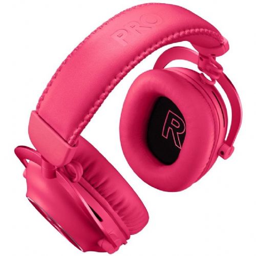 Slušalke Logitech PRO X 2 LIGHTSPEED (magenta, USB, 3,5 mm, Bluetooth)