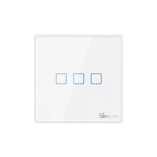 Pametno brezžično stensko stikalo Sonoff T2EU3C-RF 433MHz (3-kanalno)