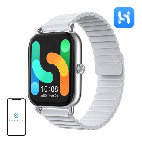 Pametna ura Haylou RS4 Plus (srebrna)