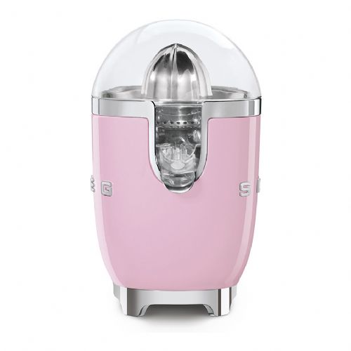 SMEG Entsafter CJF11PKEU Deckel 70W rutschfester Standfuß Fruchtfleischfilter rosa