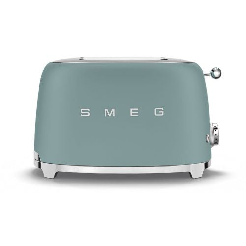 Opekač kruha SMEG TSF01EGMEU za 2 rezini, smaragdno zelen, mat