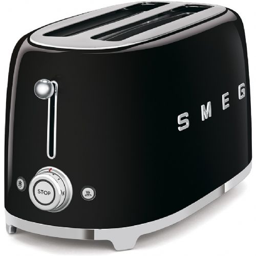 Opekač kruha SMEG TSF02BLEU za 4 rezine, črne barve