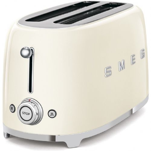Opekač kruha SMEG TSF02CREU  za 4 rezine, bela