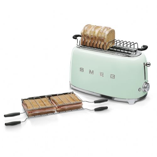 Opekač kruha SMEG TSF02PGEU  za 2 rezini, pastelno zelen