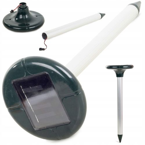 Solar ultrasonic vole, mouse and mole repellent up to 1000m2