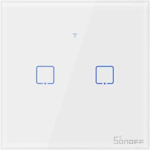 SONOFF Smart Wall Switch Wi-Fi + RF433 Dual T1EU2C-TX