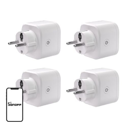 SONOFF S61s Matter Outdoor Plug via Wi-Fi, 4-piece pack