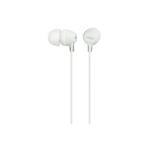 Sony MDREX15LPW.AE headphones, in-ear, wired, white