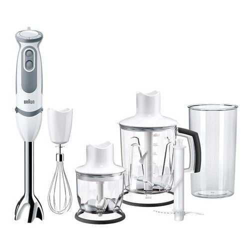 Set paličnega mešalnika Braun Multiquick 5 MQ 5245HW 1000W iz nerjavečega jekla, bel