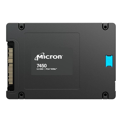 SSD Micron 7450 PRO 1920 GB (črn, PCIe 4.0 x4, NVMe 1.4, U.3)