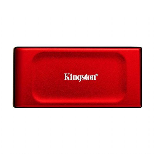 Externes SSD-Laufwerk Kingston Portable 2TB XS1000 rot, USB A 3.2, 1050/1000MB/s SXS1000R/2000G