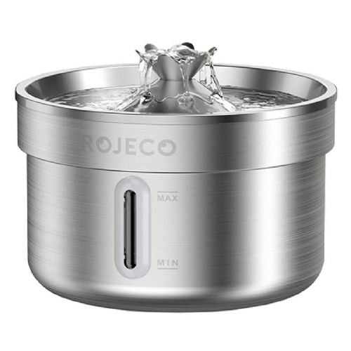 Stainless steel fountain / water dispenser for dogs and cats 2l Rojeco