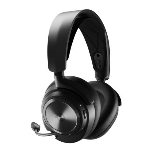 Slušalke Steelseries Arctis Nova Pro X brezžične, aktivno odpravljanje šuma, izmenljive baterije, 44 h avtonomije, črne