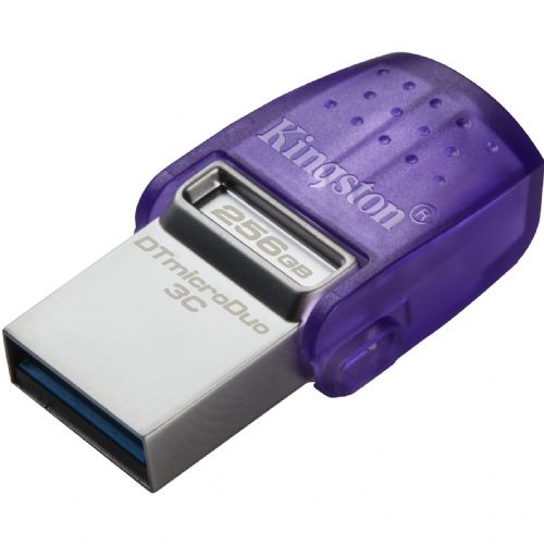 USB ključek 256 GB Kingston DataTraveler microDuo 3C v maloprodaji